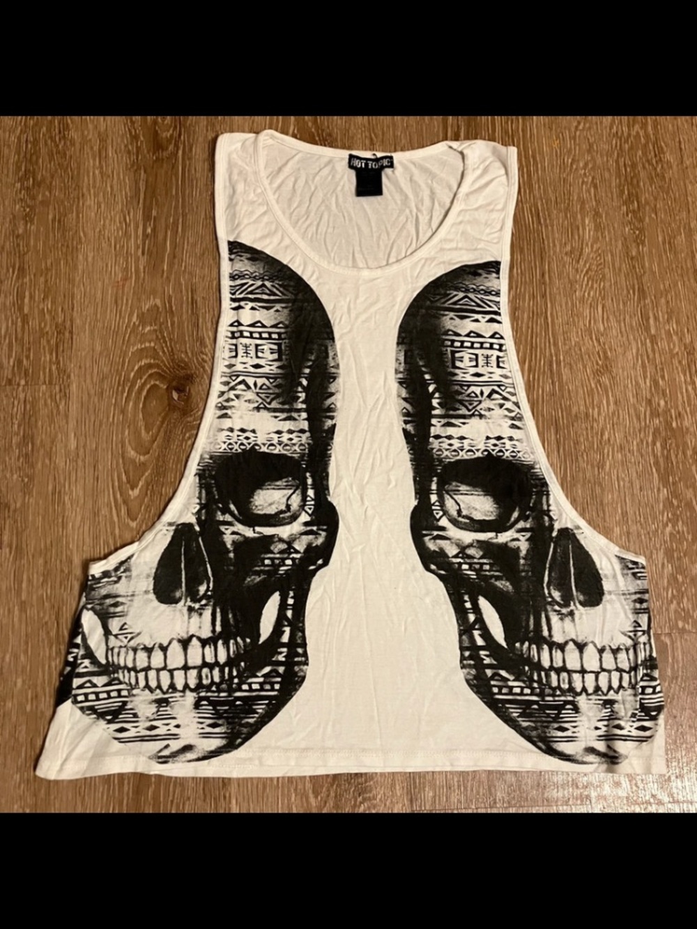 Hot Topic Skull Tank Women’s Size XS